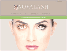 Tablet Screenshot of novalash.com